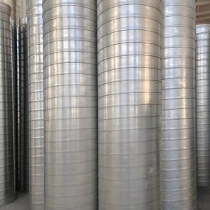 苏州环保除尘器厂定做镀锌螺旋风管 碳钢焊管 不锈钢焊接风管